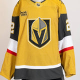 Game-Issued:#22 Cole Schwindt Gold Jersey 2024/25 Set 4-19475