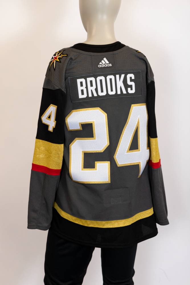 #24 Adam Brooks Gray Appearance Jersey-19709