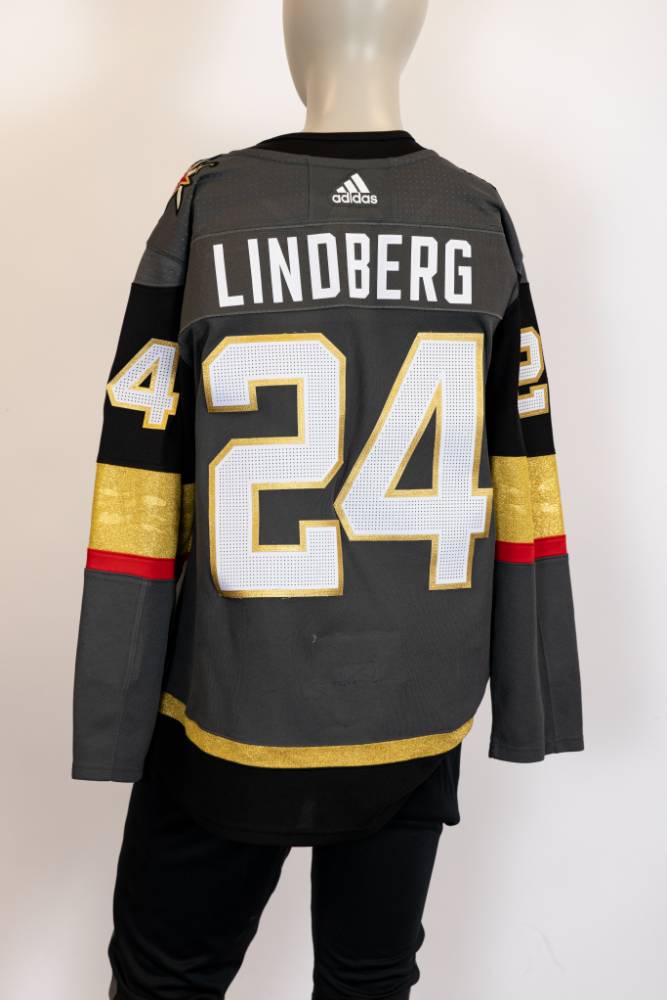 #24 Oscar Lindberg Gray Appearance Jersey-19711