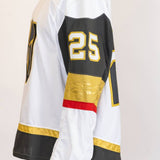 Game-Issued:#25 Lucas Elvenes White Jersey 2020/21 Set 1-11063