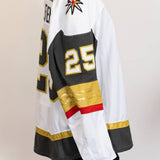 Game-Issued:#25 Lucas Elvenes White Jersey 2020/21 Set 1-11063