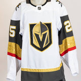 Game-Issued:#25 Lucas Elvenes White Jersey 2020/21 Set 1-11063