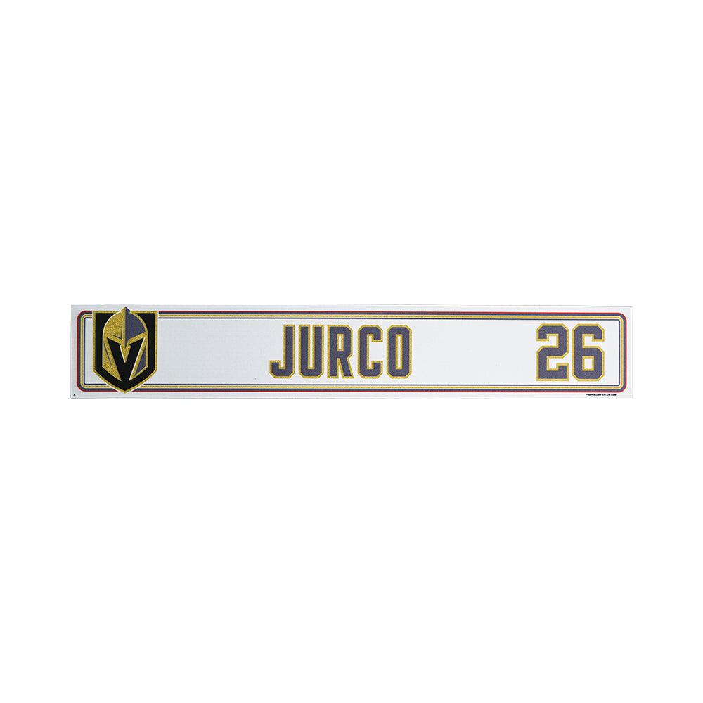 #26 Tomas Jurco Locker Nameplate - 911143 - Nameplate