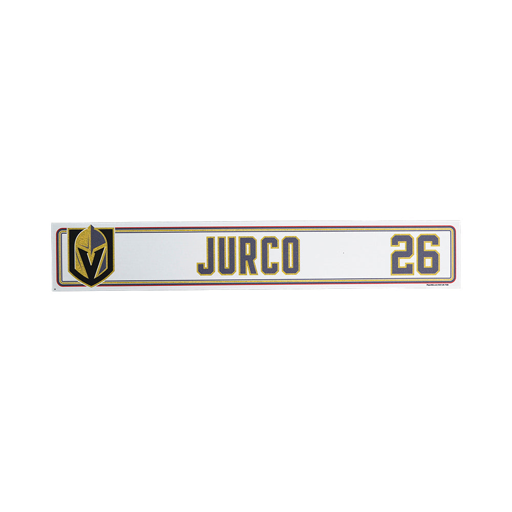 #26 Tomas Jurco Locker Nameplate - 911176 - Nameplate