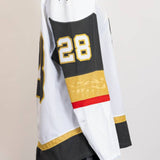 Game-Worn:#28 William Carrier White Jersey 2023/24 Playoffs-16868