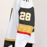 Game-Worn:#28 William Carrier White Jersey 2023/24 Playoffs-16868