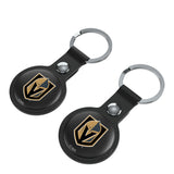 Vegas Golden Knights Insignia Black Airtag Holder 2-Pack