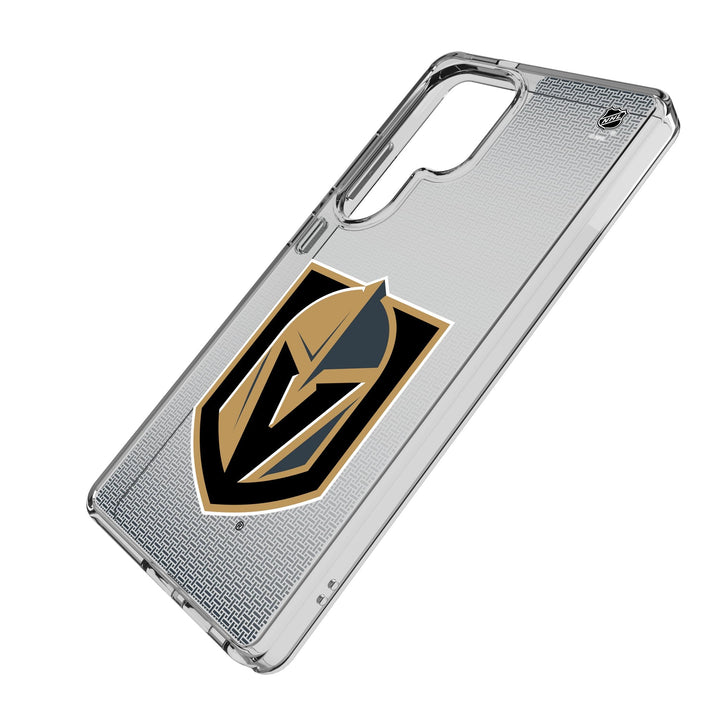 Vegas Golden Knights Linen Clear Phone Case for Samsung Galaxy