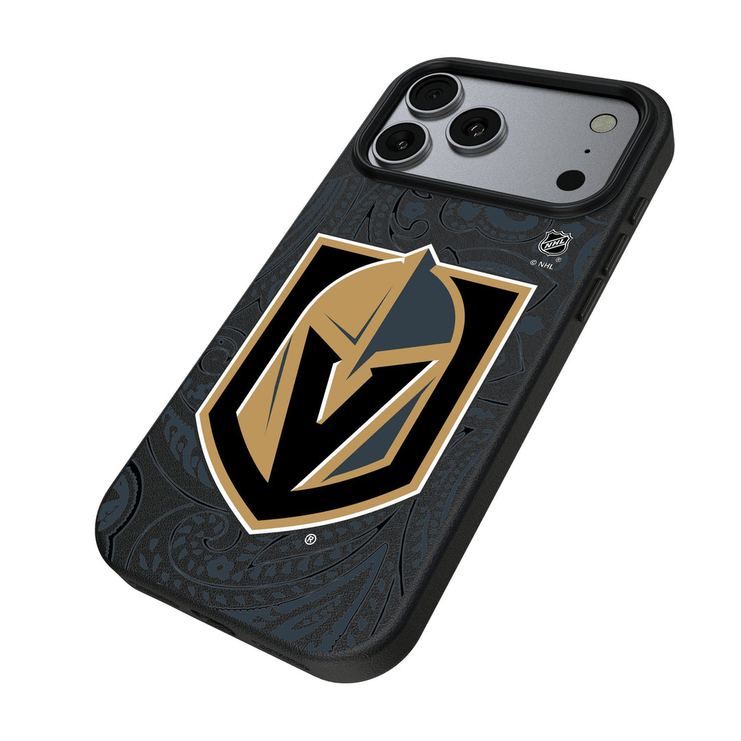 Vegas Golden Knights Paisley MagSafe Compatible Phone Case for Apple iPhone 17 Series