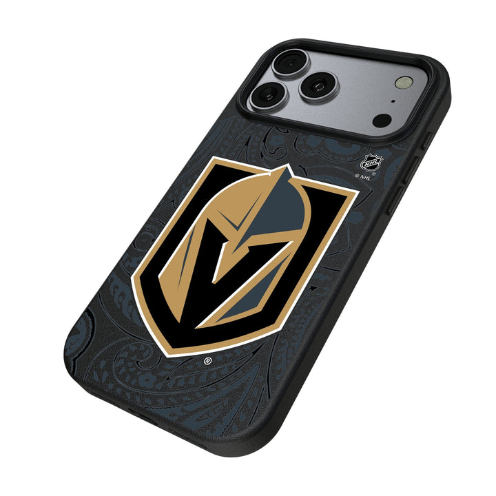 Vegas Golden Knights Paisley MagSafe Compatible Phone Case for Apple iPhone 17 Series