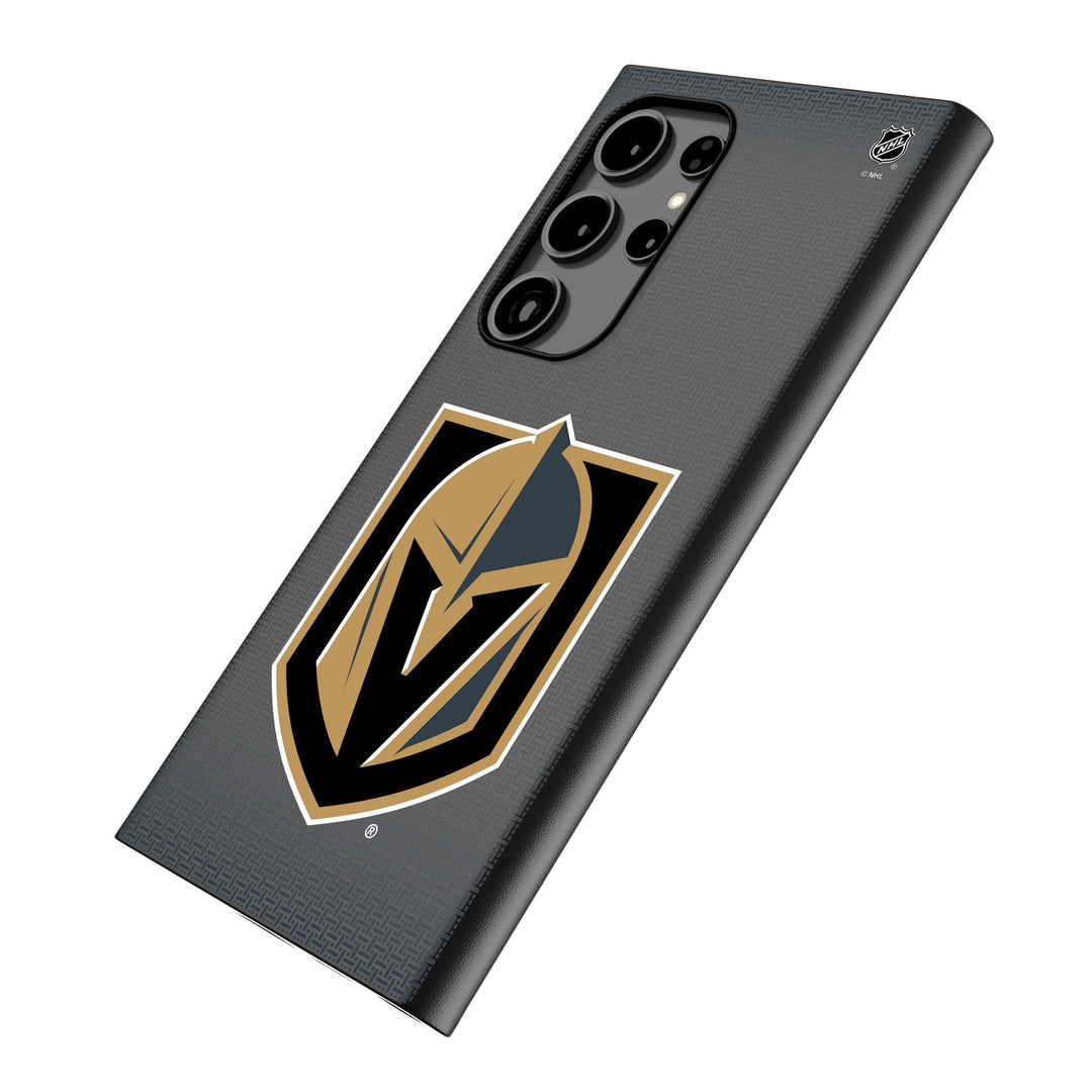 Vegas Golden Knights Linen MagSafe Compatible Phone Case for Samsung Galaxy