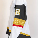 Game-Issued: #2 Zach Whitecloud White Jersey 2024/25 Set 4-19434