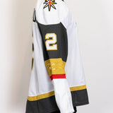 Game-Issued: #2 Zach Whitecloud White Jersey 2024/25 Set 4-19434