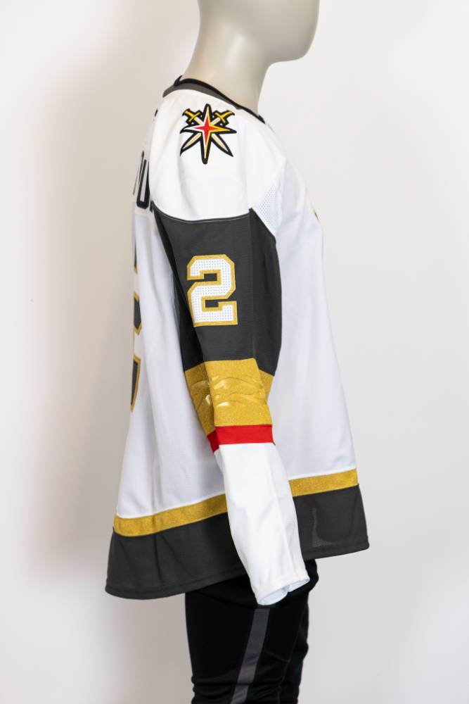 Game-Issued: #2 Zach Whitecloud White Jersey 2024/25 Set 4-19434