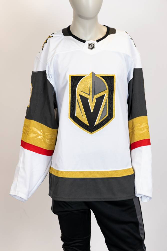 Game-Issued: #2 Zach Whitecloud White Jersey 2024/25 Set 4-19434