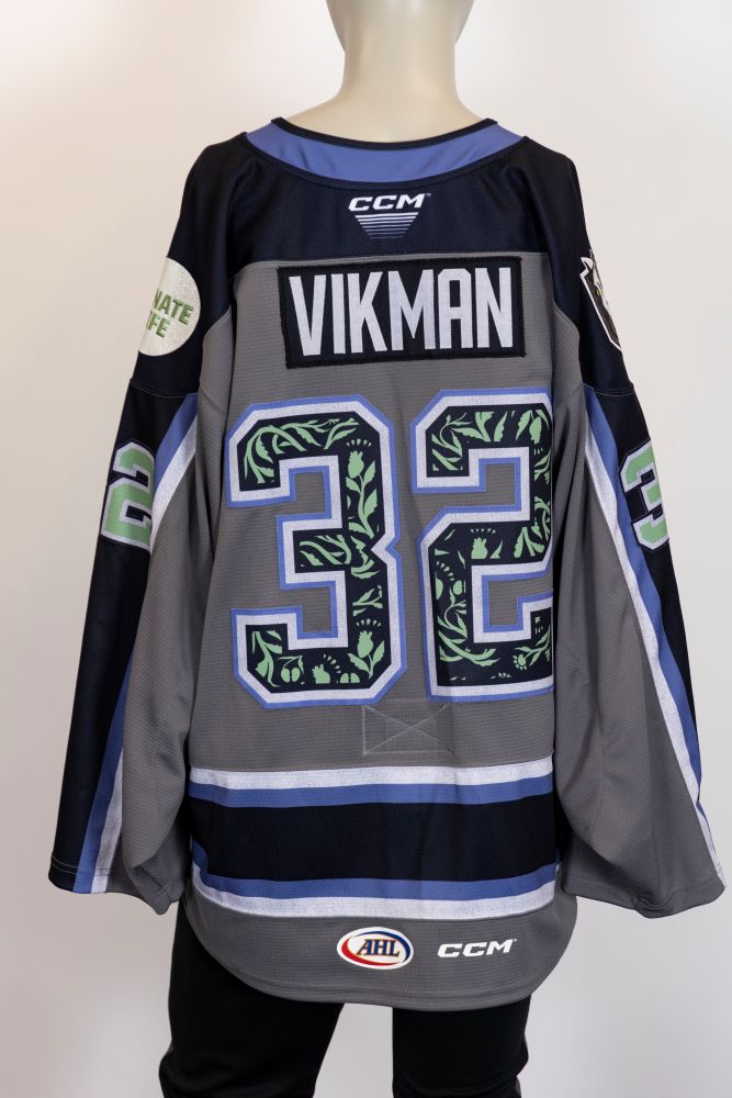 Game-Issued:#32 Jesper Vikman Donate Life Jersey-458