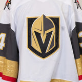 Game-Issued: #34 Jordan Kooy White Set 1 Jersey 2019/20 Season-4799