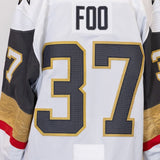 Game-Issued: #37 Spencer Foo White Circa Set Jersey 2022/23 Season-14977