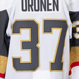 Game-Issued: #37 Tomas Uronen White Set 1 Jersey 2023/24 Season-16976