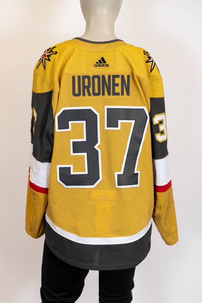 Game-Issued:#37 Tomas Uronen Gold Jersey 2023/24 Set 1-17089