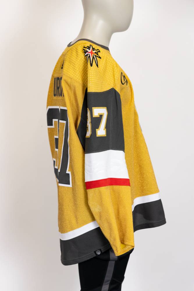 Game-Issued:#37 Tomas Uronen Gold Jersey 2023/24 Set 1-17089