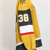 Game-Issued:#38 Jordan Gustafson Gold Jersey 2022/23 Set 1-15740