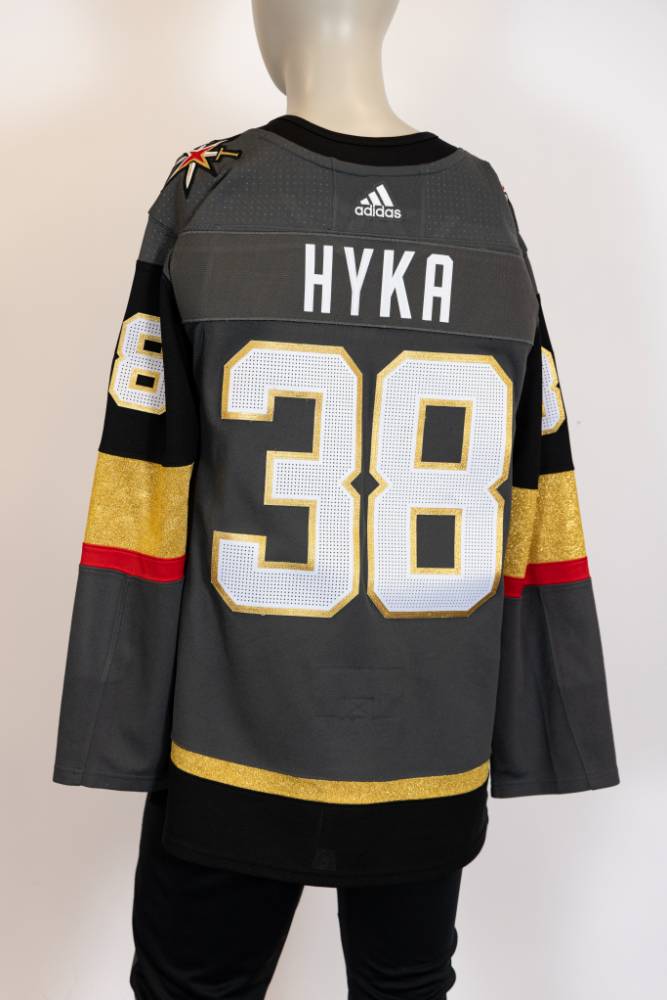 #38 Tomas Hyka Gray Appearance Jersey-19721