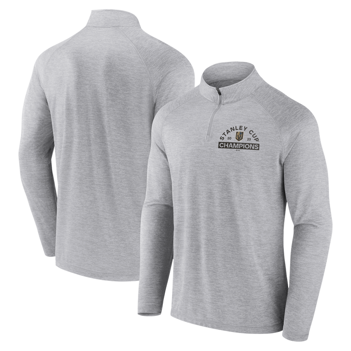 Vegas Golden Knights Stanley Cup Champions Gray Quarter Zip