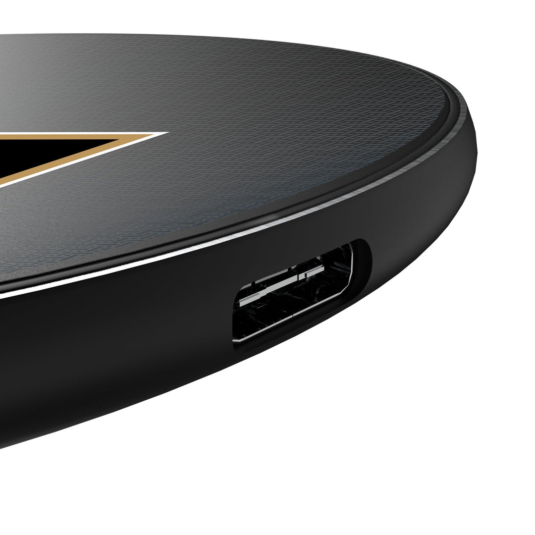 Vegas Golden Knights Linen 15-Watt Wireless Charger