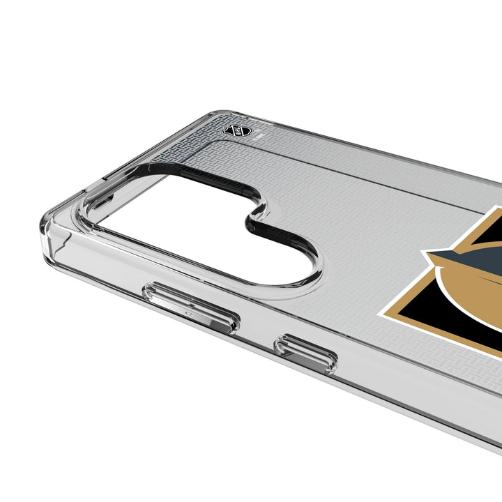 Vegas Golden Knights Linen Clear Phone Case for Samsung Galaxy