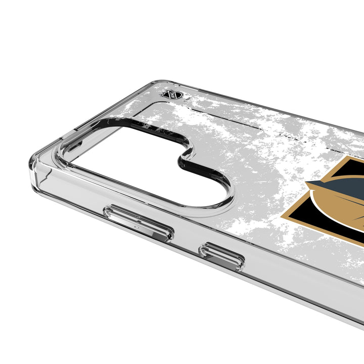Vegas Golden Knights Ice Stripe Clear Phone Case for Samsung Galaxy