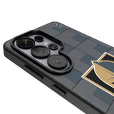Vegas Golden Knights Plaid MagSafe Compatible Phone Case for Samsung Galaxy