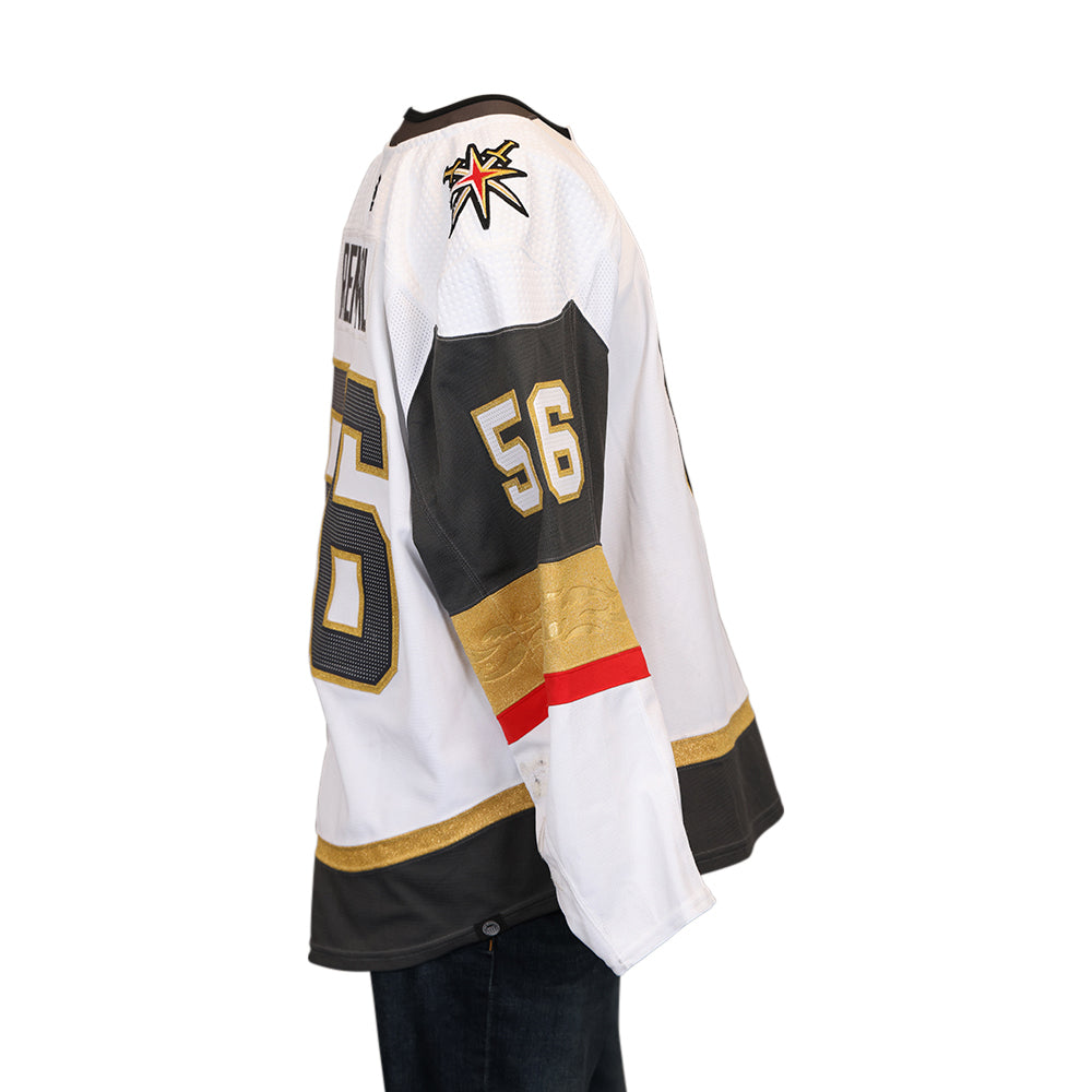 Game-Worn: #56 Sheldon Rempal 2023-24 Season Away Jersey - 16950