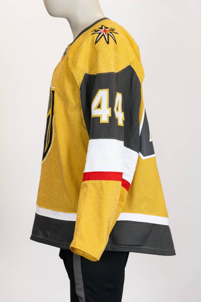 Game-Issued:#44 Layton Ahac Gold Jersey 2022/23 Set 1-15198