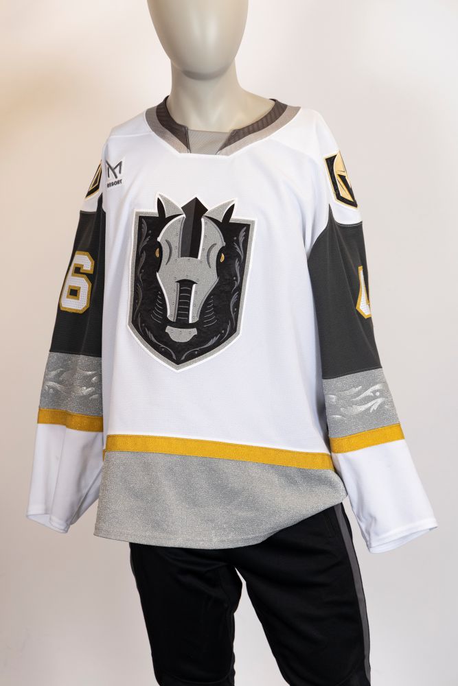 Game-Worn:#46 Jonas Rondbjerg White Jersey-491