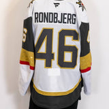Game-Worn:#46 Jonas Rondbjerg White Jersey 2024/25 Set 1-19105