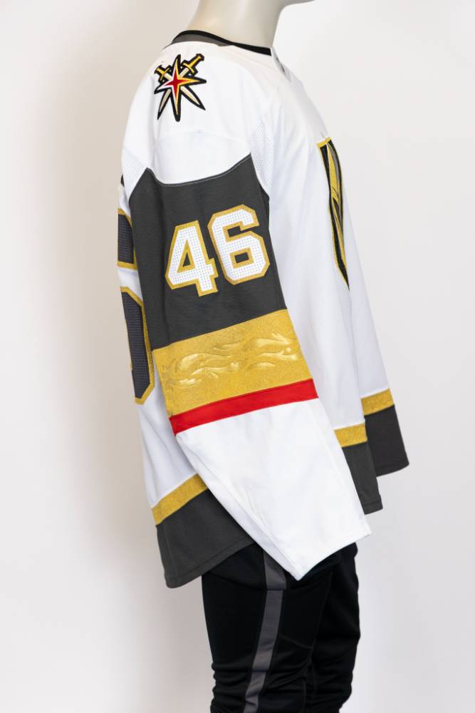 Game-Worn:#46 Jonas Rondbjerg White Jersey 2024/25 Set 1-19105
