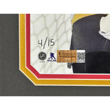 Marc-Andre Fleury James Neal Signed 1st Goal Win Vegas Golden Knights 16x20 Photo #D/15 Framed