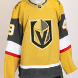 Game-Issued:#49 Peter Deliberatore Gold Jersey 2022/23 Set 1-15197