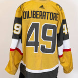 Game-Issued:#49 Peter Deliberatore Gold Jersey 2022/23 Set 1-15197