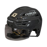 Game-Issued: #63 Carl Dalhstrom 2021 Stanley Cup Playoffs Helmet - 13629
