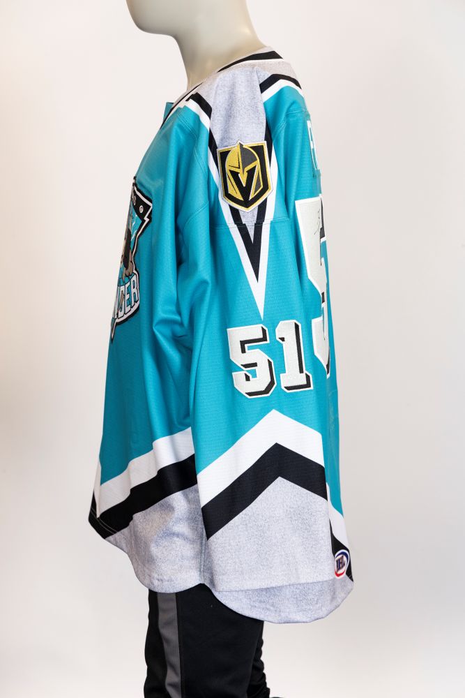 Game-Issued:#51 Byron Froese Signed Thunder Knight Jersey-347