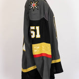 Game-Issued:#51 Derrick Pouliot Gray Preseason Jersey 2021/22-17758