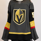 Game-Issued:#51 Derrick Pouliot Gray Preseason Jersey 2021/22-17758