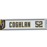 #52 Dylan Coghlan White SCF Nameplate - 21998