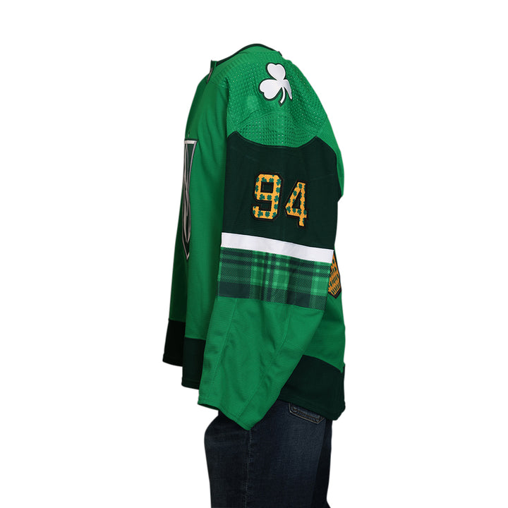 St. Patrick's Day Warm-Up: #94 Brayden Pachal  Jersey - 11787