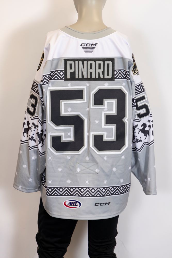 Game-Issued:#53 Simon Pinard Lucky Launch Jersey-553