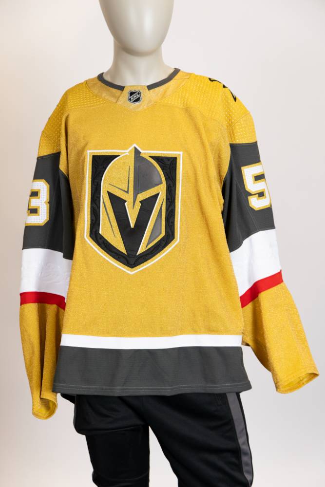 Game-Issued:#53 Marcus Kallionkieli Gold Jersey 2022/23 Set 1-15199