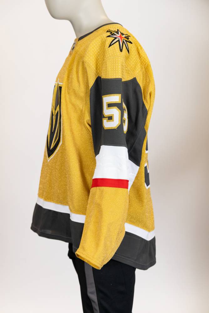 Game-Issued:#53 Marcus Kallionkieli Gold Jersey 2022/23 Set 1-15199