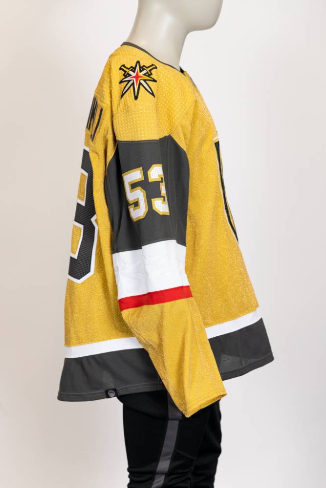 Game-Issued:#53 Marcus Kallionkieli Gold Jersey 2022/23 Set 1-15199